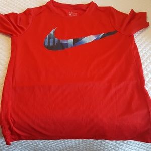 Youth XL Red Dri-fit nike shirt like new